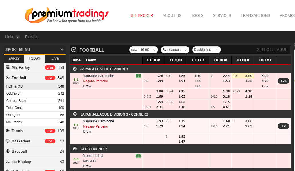 PremiumTradings Bet Broker